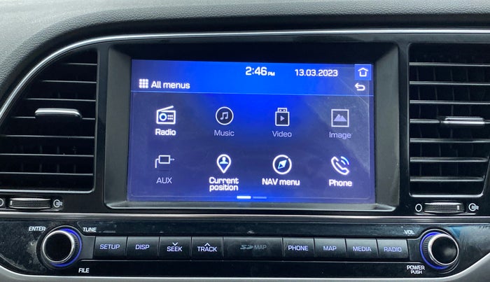 2017 Hyundai New Elantra 2.0 SX(O) AT PETROL, Petrol, Automatic, 51,916 km, Infotainment System