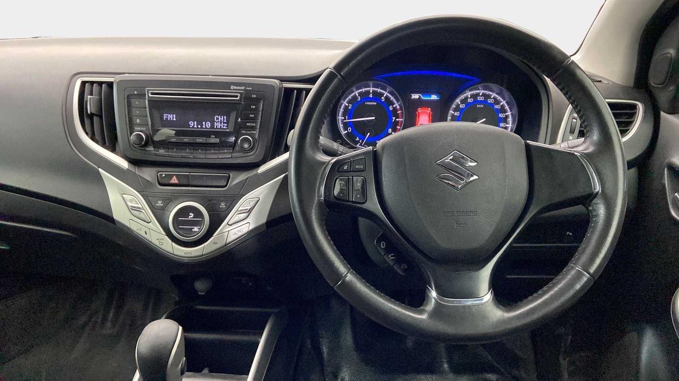 2018 Maruti Baleno ZETA CVT PETROL 1.2, Petrol, Automatic, 54,458 km, Steering Wheel Close Up