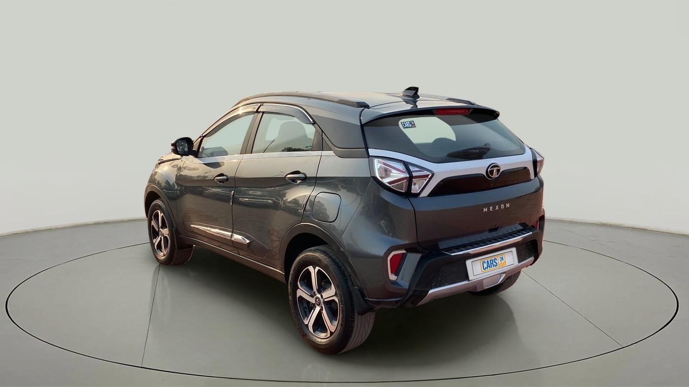 2021 Tata NEXON XZA PLUS (O) PETROL, Petrol, Automatic, 25,382 km, Left Back Diagonal