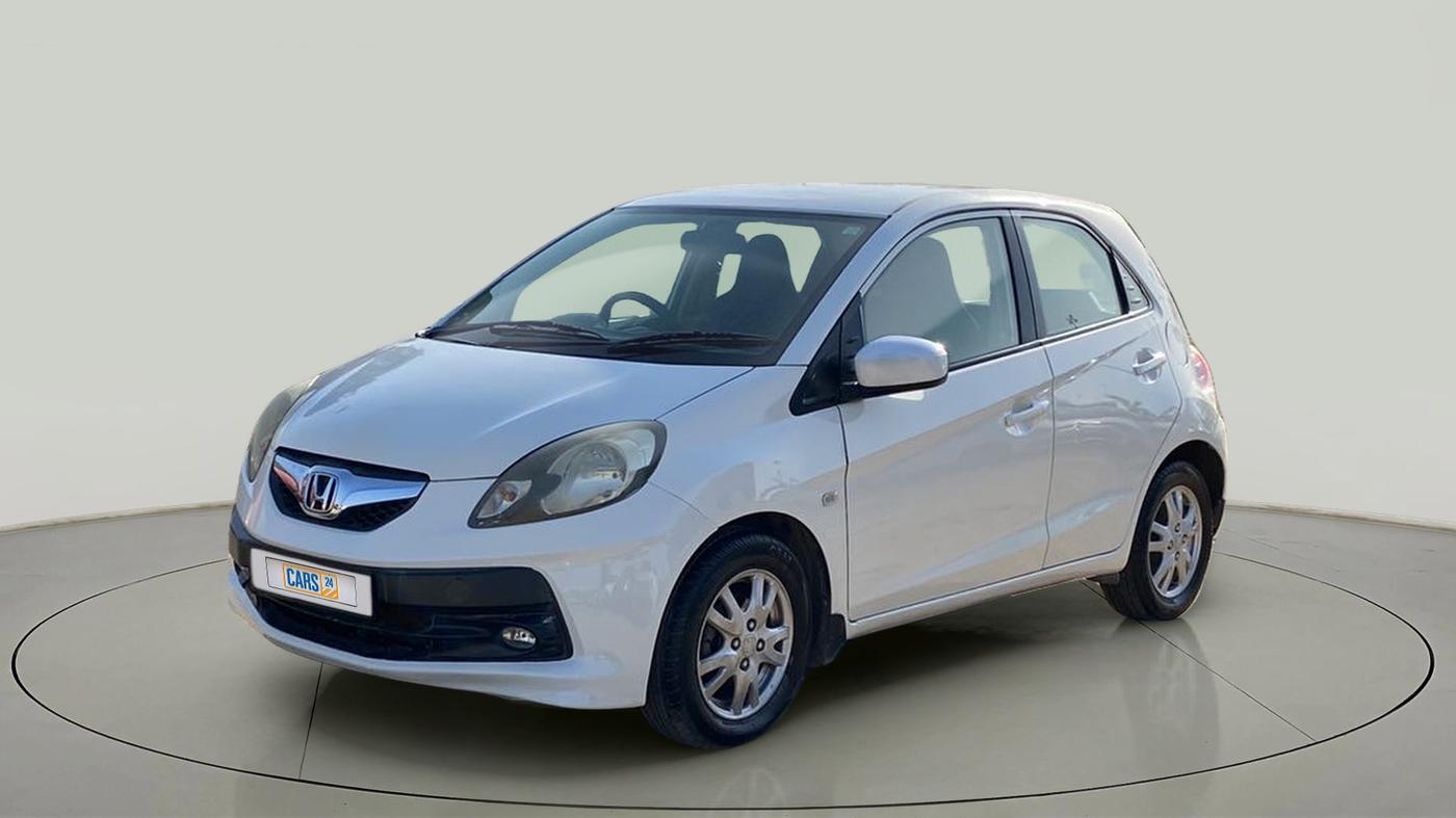 2012 Honda Brio V MT, Petrol, Manual, 86,076 km, Left Front Diagonal