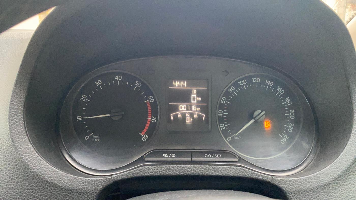 2021 Skoda Rapid STYLE TSI, Petrol, Manual, 1,00,116 km, Odometer Image