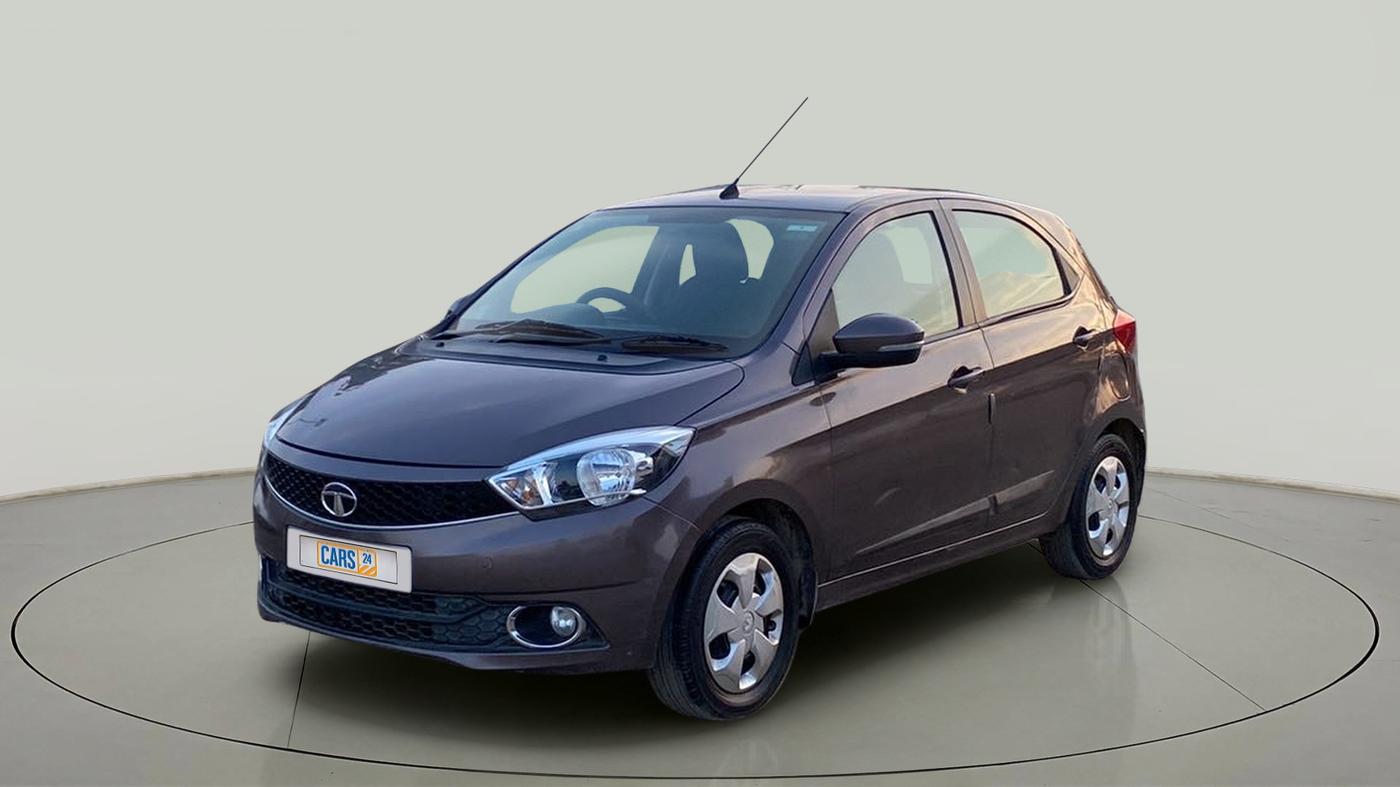 2017 Tata Tiago XZ PETROL, CNG, Manual, 65,042 km, Left Front Diagonal