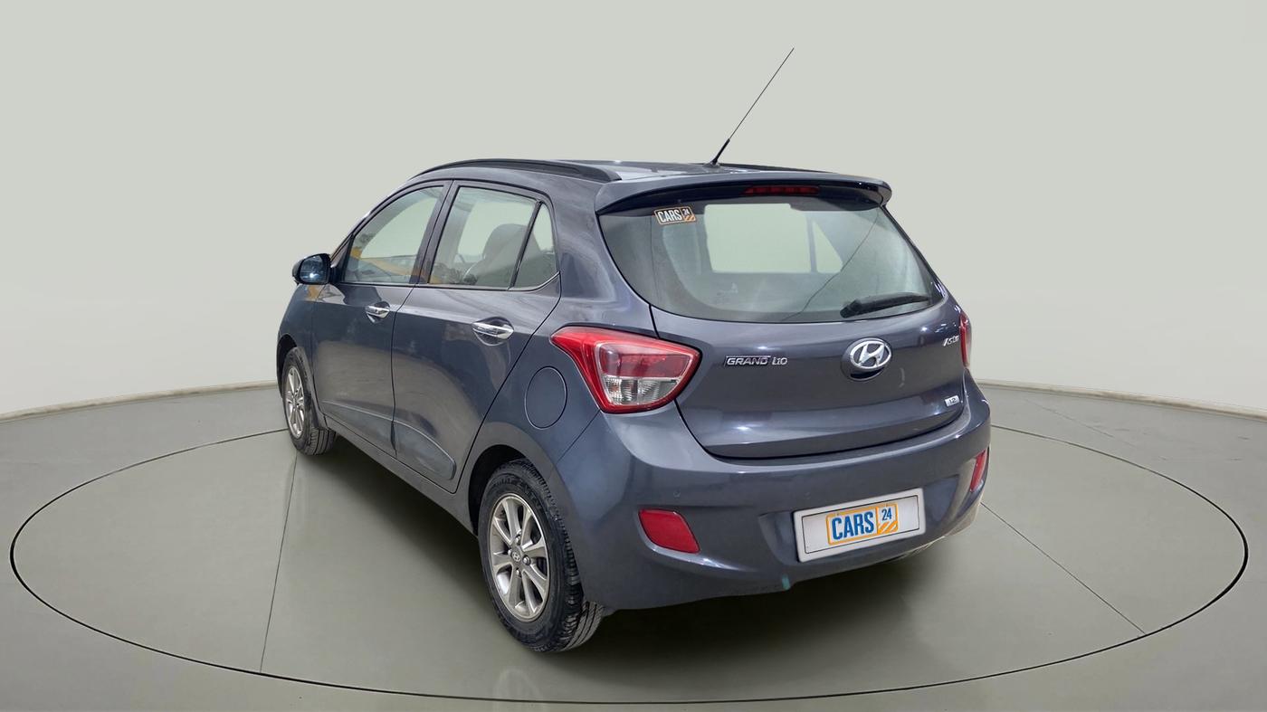 2016 Hyundai Grand i10 ASTA (O) 1.2 KAPPA VTVT, CNG, Manual, 69,996 km, Left Back Diagonal