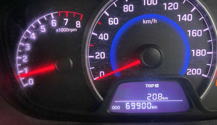 2016 Hyundai Grand i10 ASTA (O) 1.2 KAPPA VTVT, CNG, Manual, 69,996 km, Odometer Image
