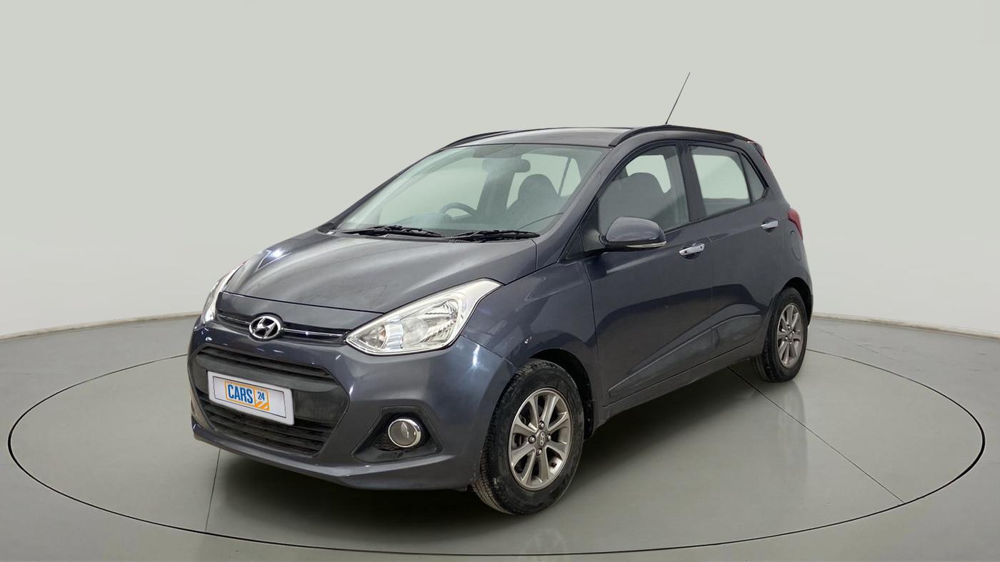2016 Hyundai Grand i10 ASTA (O) 1.2 KAPPA VTVT, CNG, Manual, 69,996 km, Left Front Diagonal