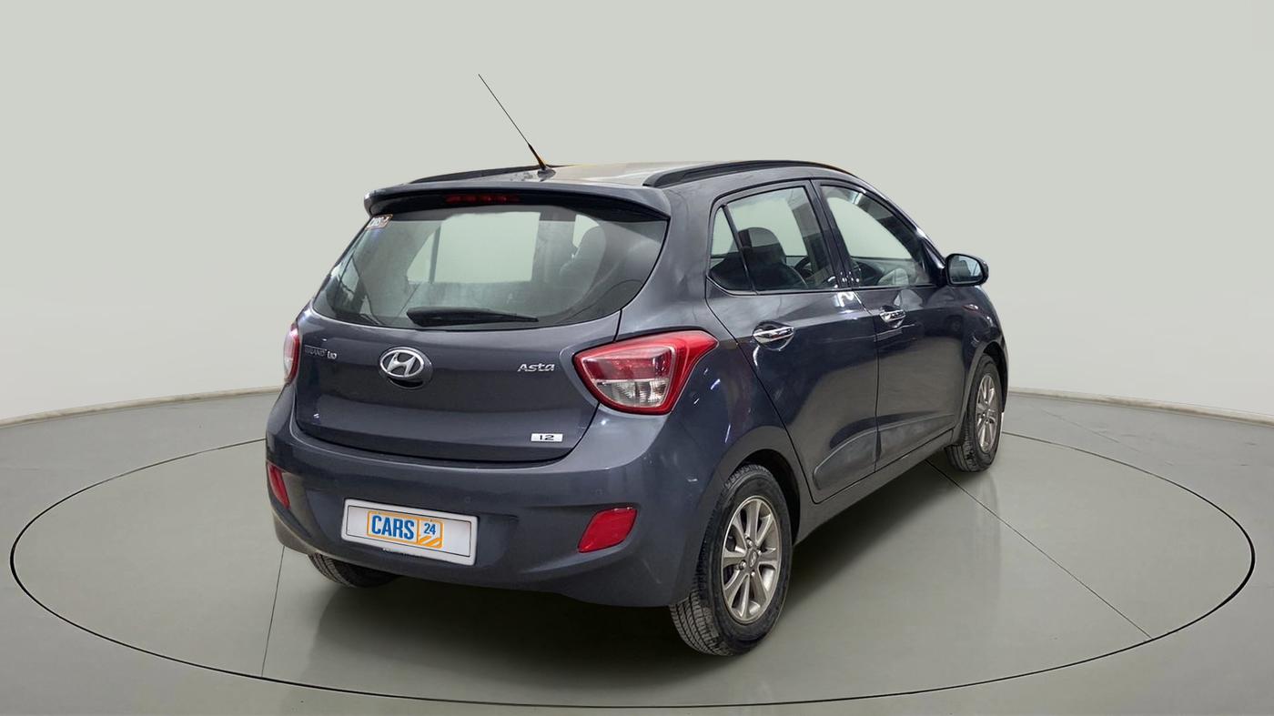 2016 Hyundai Grand i10 ASTA (O) 1.2 KAPPA VTVT, CNG, Manual, 69,996 km, Right Back Diagonal
