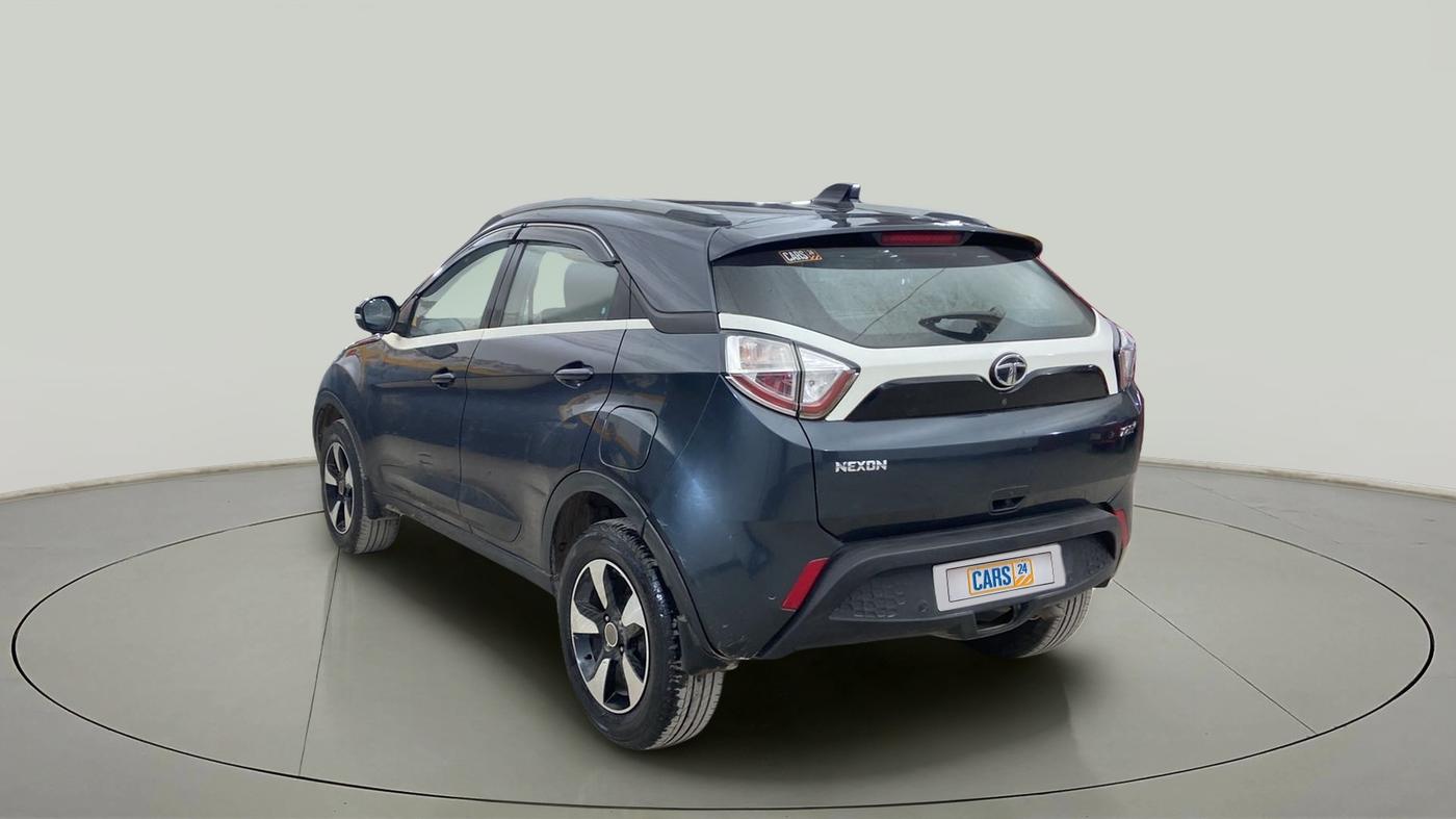 2019 Tata NEXON XZA PLUS DIESEL, Diesel, Automatic, 49,634 km, Left Back Diagonal