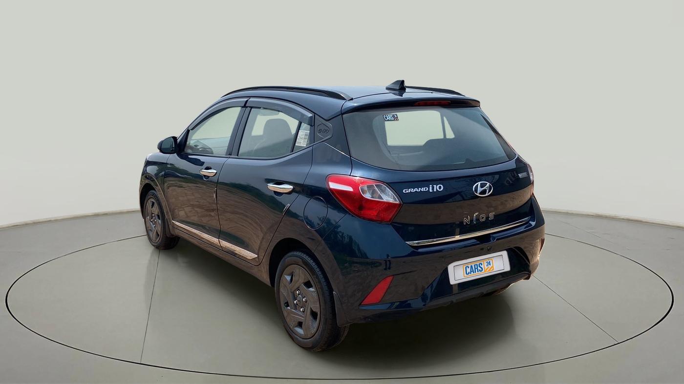 2022 Hyundai GRAND I10 NIOS MAGNA CORPORATE EDITION 1.2 KAPPA VTVT, Petrol, Manual, 7,084 km, Left Back Diagonal