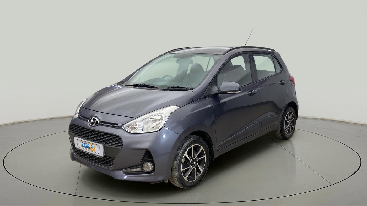 2017 Hyundai Grand i10 SPORTZ (O) AT 1.2 KAPPA VTVT, Petrol, Automatic, 52,658 km, Left Front Diagonal