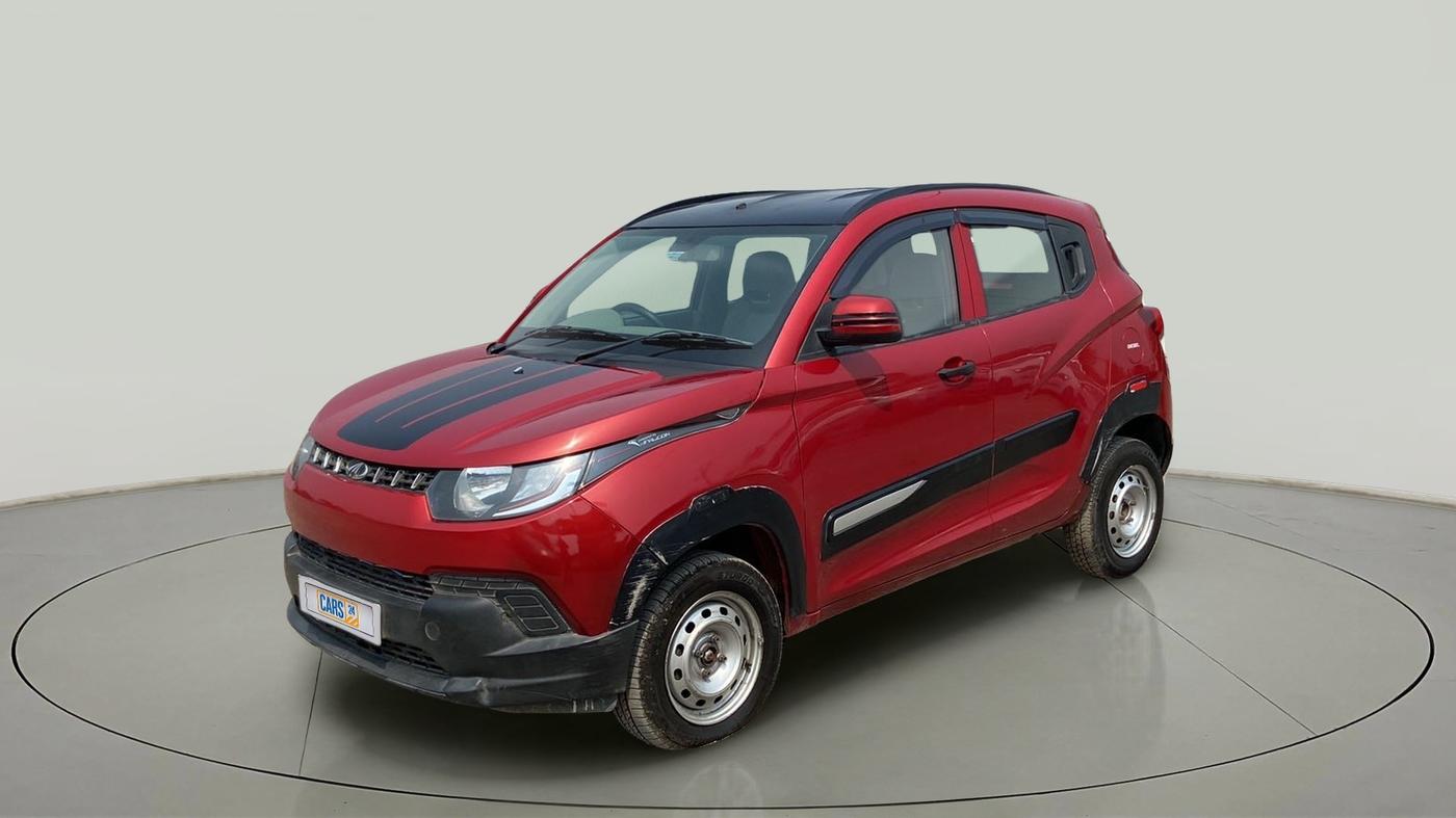 2017 Mahindra Kuv100 K2 PLUS D 6 STR, Diesel, Manual, 86,565 km, Left Front Diagonal