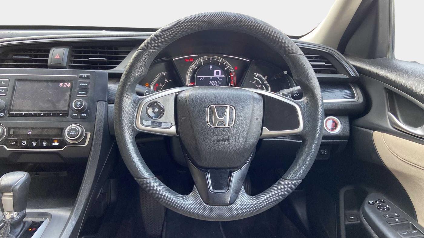 2019 Honda Civic 1.8L I-VTEC V CVT, Petrol, Automatic, 69,339 km, Steering Wheel Close Up