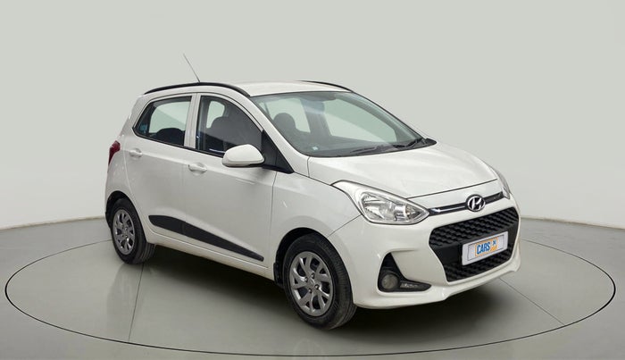 2017 Hyundai Grand i10 SPORTZ (O) 1.2 KAPPA VTVT, Petrol, Manual, 27,400 km, Right Front Diagonal