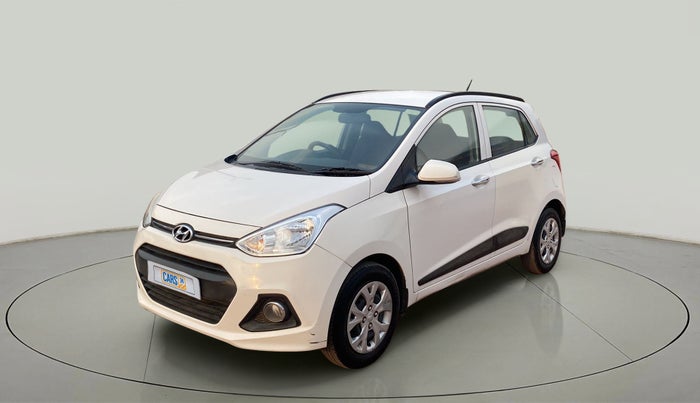 2013 Hyundai Grand i10 SPORTZ 1.2 KAPPA VTVT, Petrol, Manual, 65,081 km, Left Front Diagonal