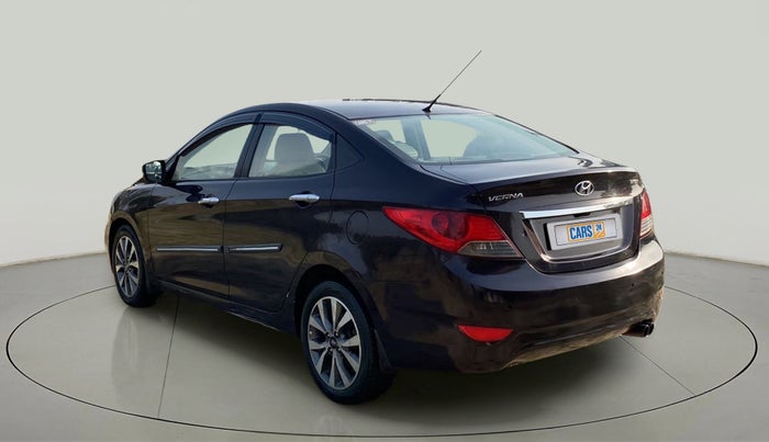 2013 Hyundai Verna FLUIDIC 1.6 CRDI SX, Diesel, Manual, 66,988 km, Left Back Diagonal