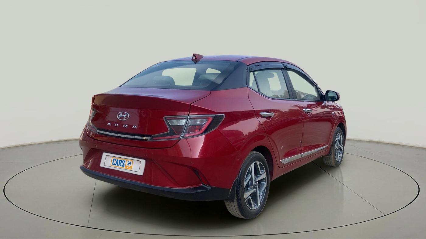2020 Hyundai AURA SX PLUS 1.2 AMT, Petrol, Automatic, 22,247 km, Right Back Diagonal