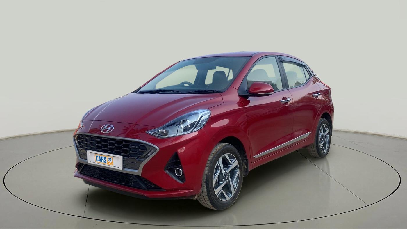 2020 Hyundai AURA SX PLUS 1.2 AMT, Petrol, Automatic, 22,247 km, Left Front Diagonal