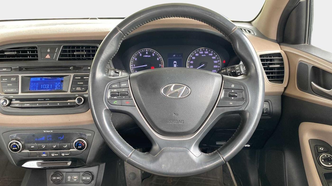 2015 Hyundai Elite i20 ASTA 1.2, Petrol, Manual, 9,601 km, Steering Wheel Close Up