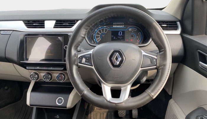 2021 Renault TRIBER RXZ AMT DUAL TONE, Petrol, Automatic, 16,016 km, Steering Wheel Close Up
