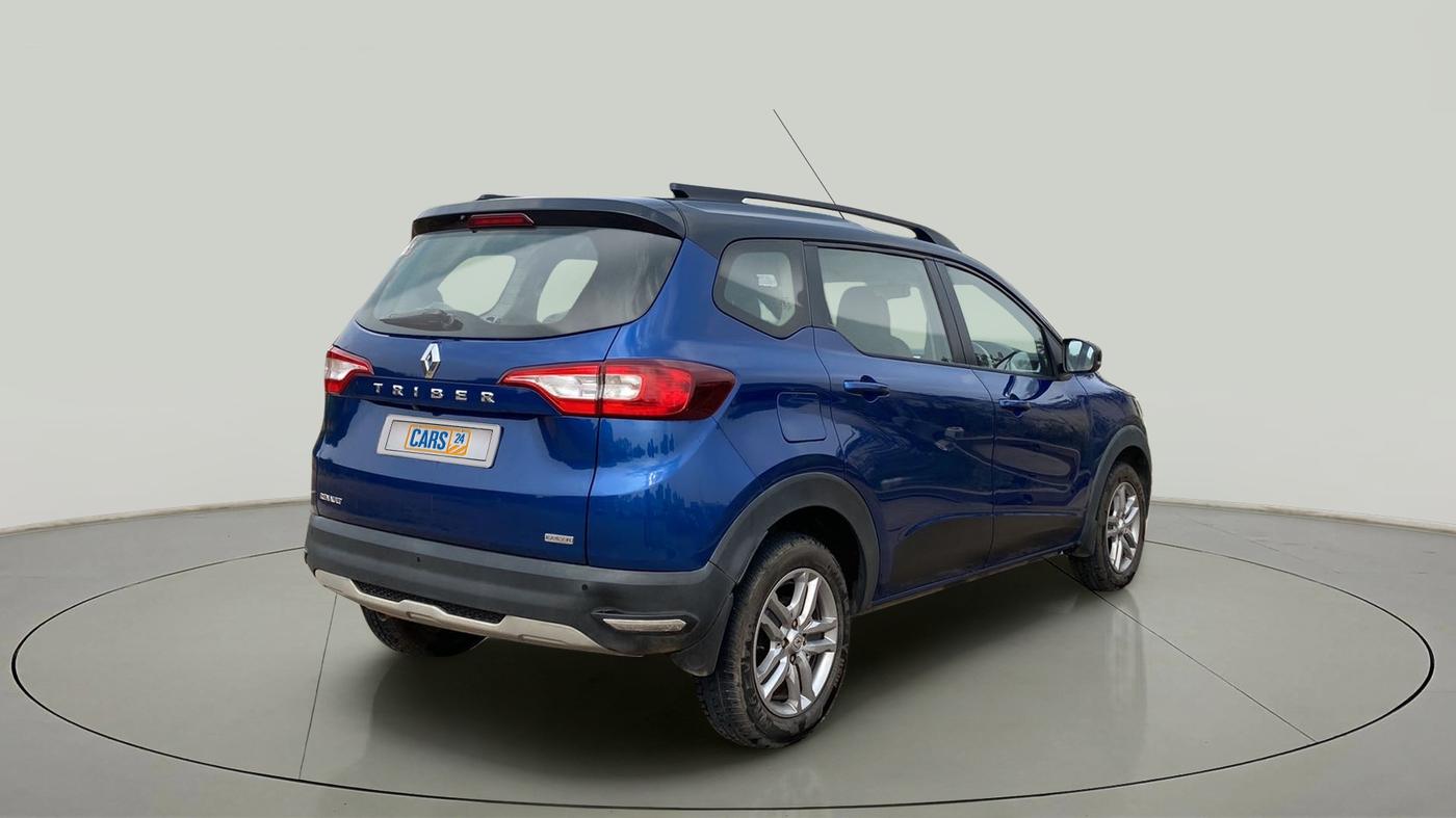 2021 Renault TRIBER RXZ AMT DUAL TONE, Petrol, Automatic, 16,016 km, Right Back Diagonal