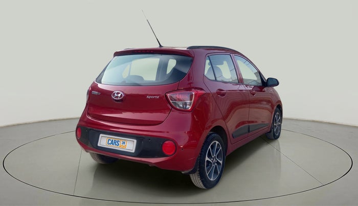 2018 Hyundai Grand i10 SPORTZ AT 1.2 KAPPA VTVT, Petrol, Automatic, 19,039 km, Right Back Diagonal