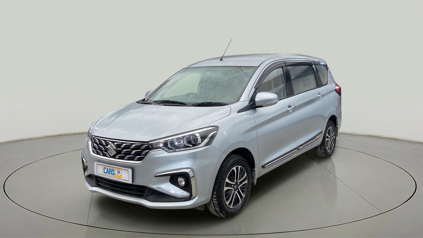 2022 Maruti Ertiga ZXI+ AT SHVS, Petrol, Automatic, 21,894 km, Left Front Diagonal