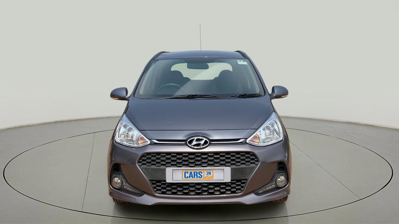 2017 Hyundai Grand i10 SPORTZ (O) 1.2 KAPPA VTVT, Petrol, Manual, 19,137 km, Front