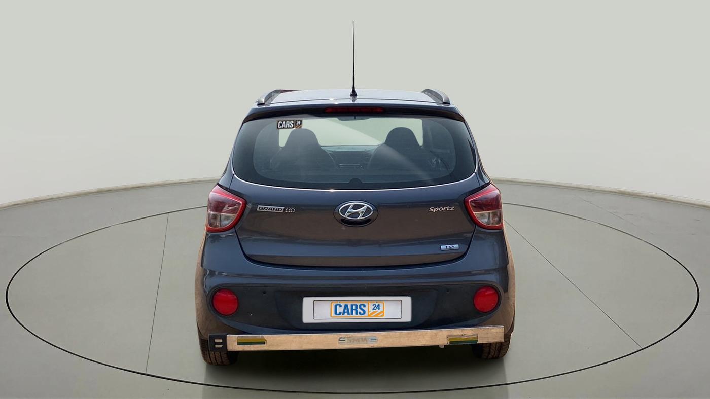 2017 Hyundai Grand i10 SPORTZ (O) 1.2 KAPPA VTVT, Petrol, Manual, 19,137 km, Back/Rear