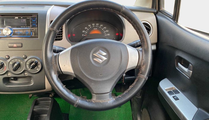 2013 Maruti Wagon R 1.0 LXI, Petrol, Manual, 37,301 km, Steering Wheel Close Up