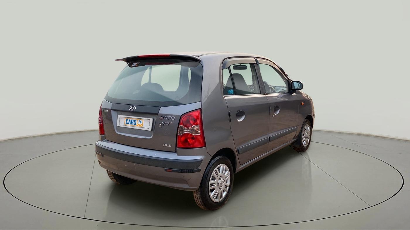 2012 Hyundai Santro Xing GLS, Petrol, Manual, 93,815 km, Right Back Diagonal