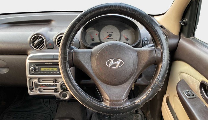 2012 Hyundai Santro Xing GLS, Petrol, Manual, 93,815 km, Steering Wheel Close Up
