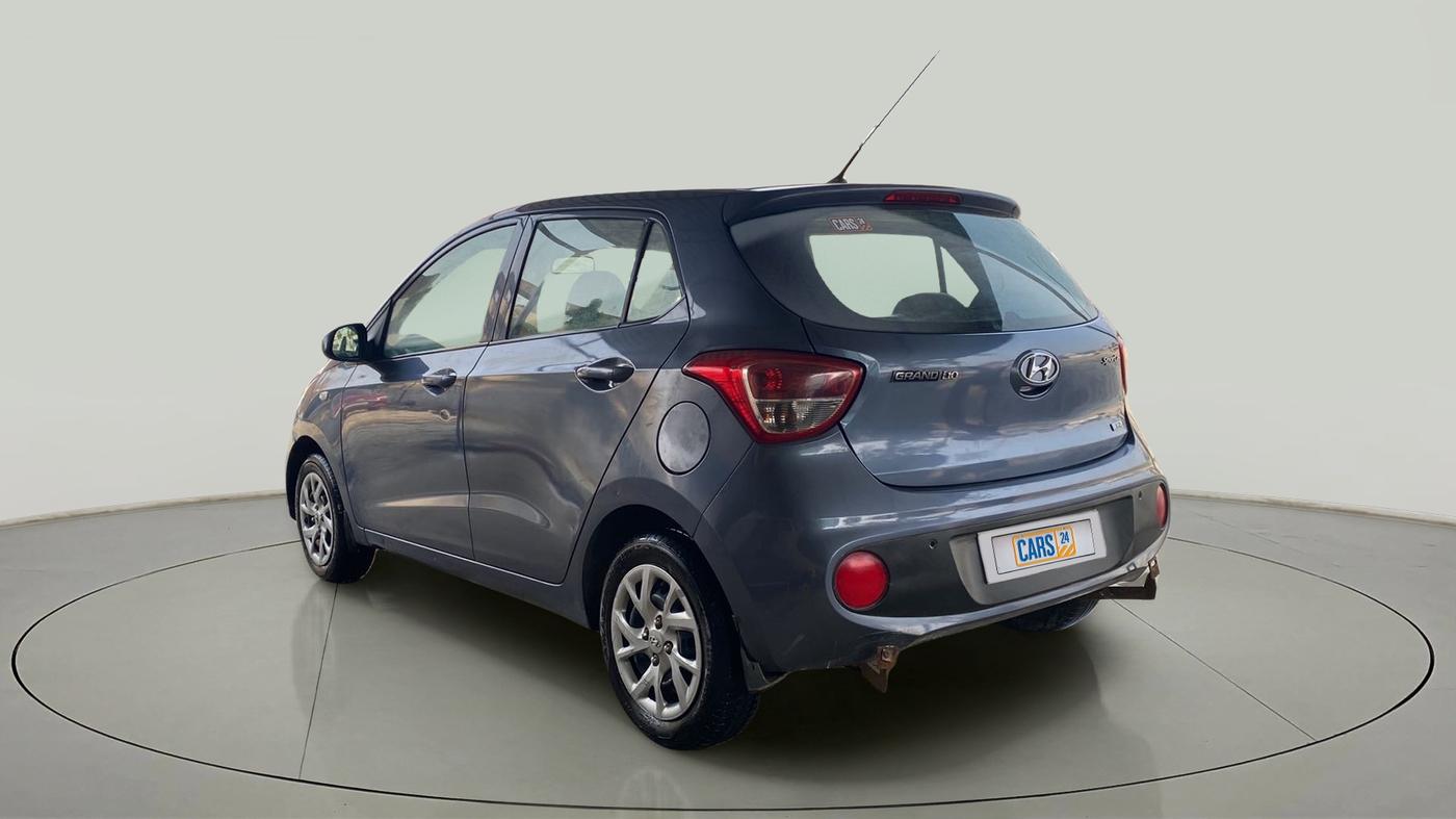 2017 Hyundai Grand i10 SPORTZ 1.2 KAPPA VTVT, Petrol, Manual, 22,702 km, Left Back Diagonal