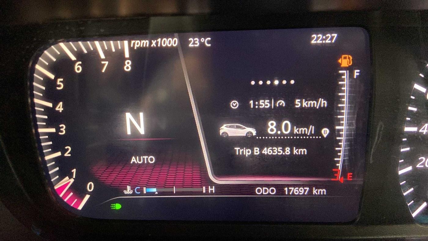 2022 Tata ALTROZ XZA PLUS, Petrol, Automatic, 17,688 km, Odometer Image