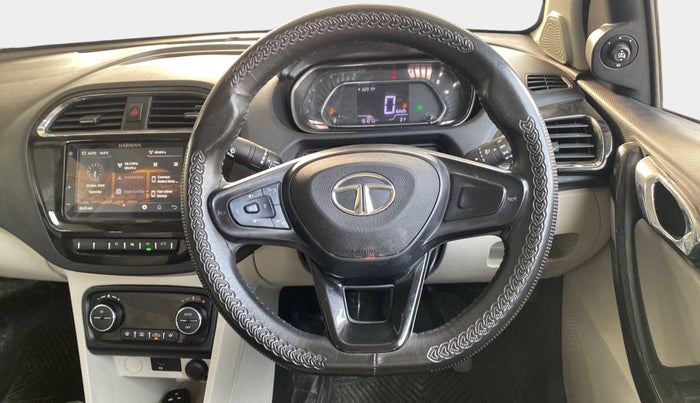 2022 Tata TIGOR XZ PLUS CNG, CNG, Manual, 15,256 km, Steering Wheel Close Up