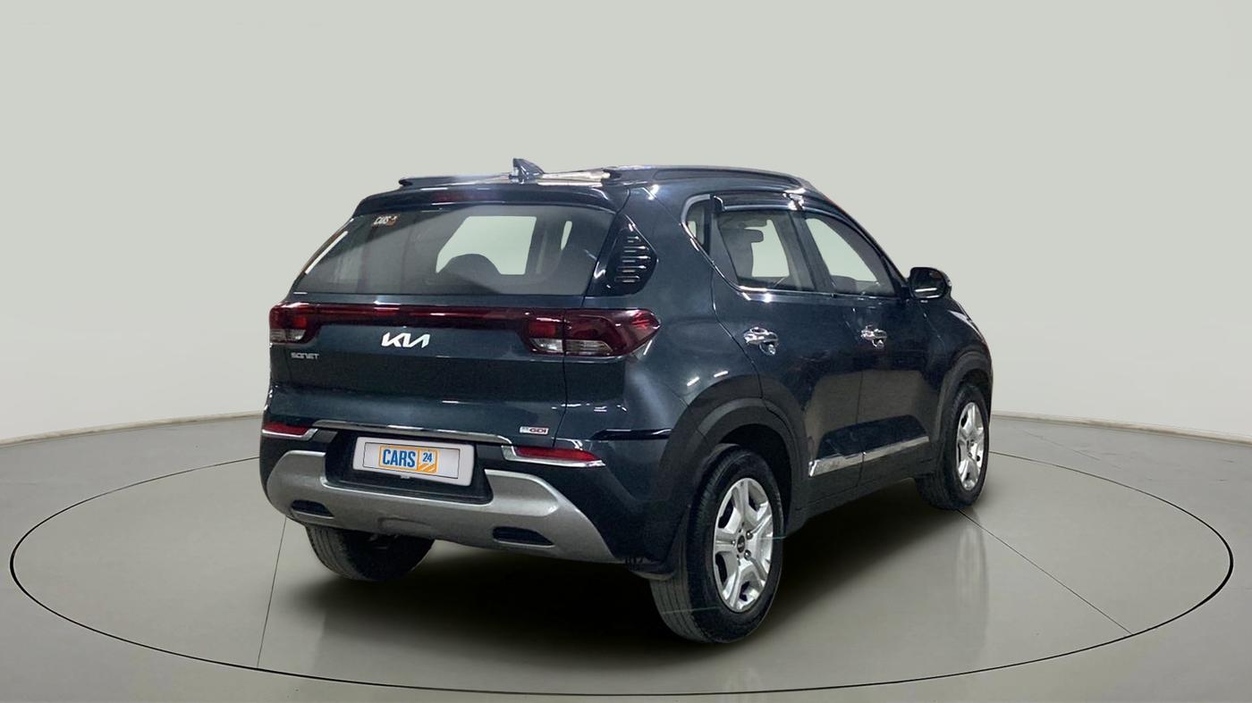 2023 KIA SONET HTK PLUS 1.0 IMT, Petrol, Manual, 12,376 km, Right Back Diagonal
