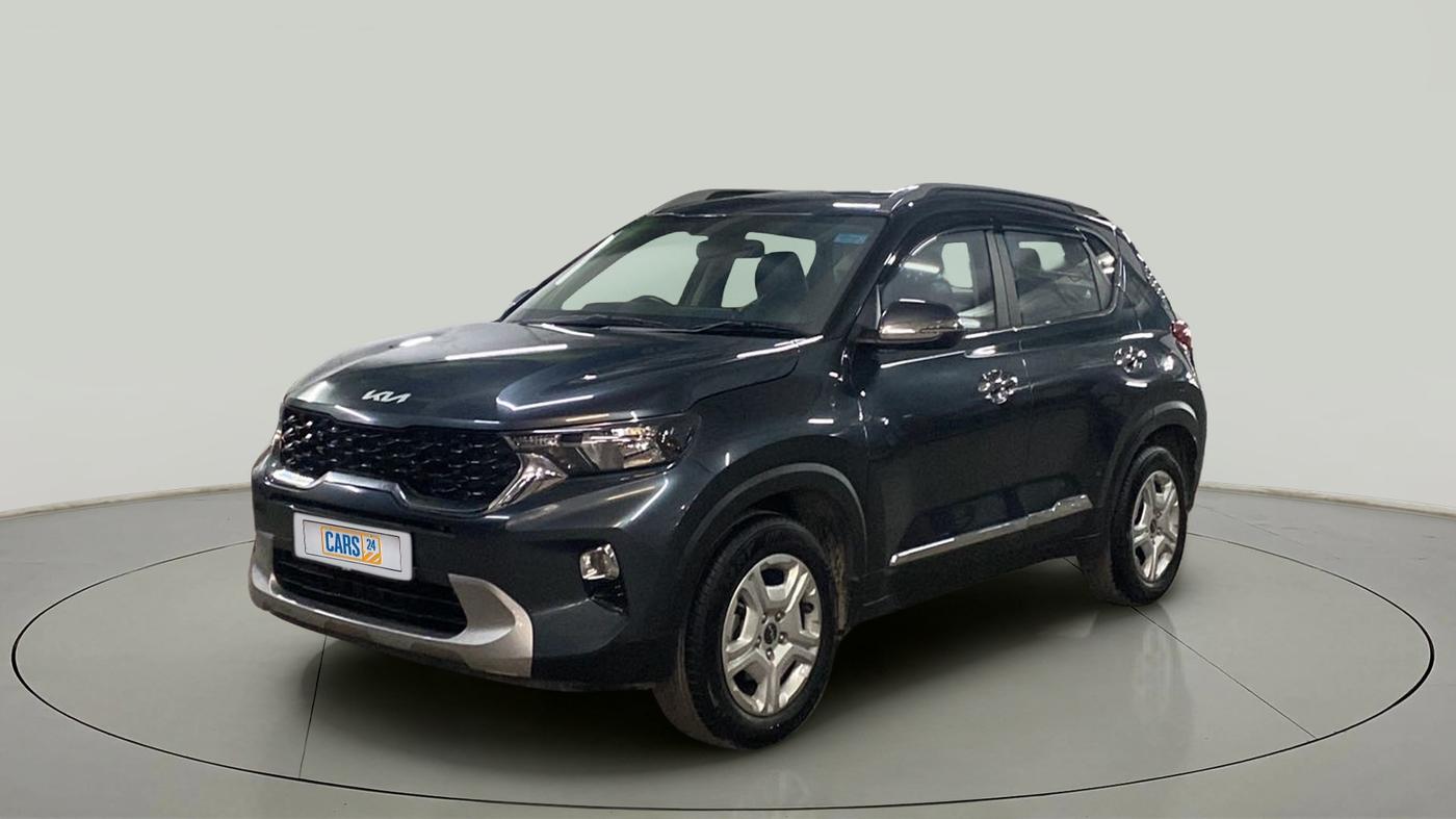2023 KIA SONET HTK PLUS 1.0 IMT, Petrol, Manual, 12,376 km, Left Front Diagonal