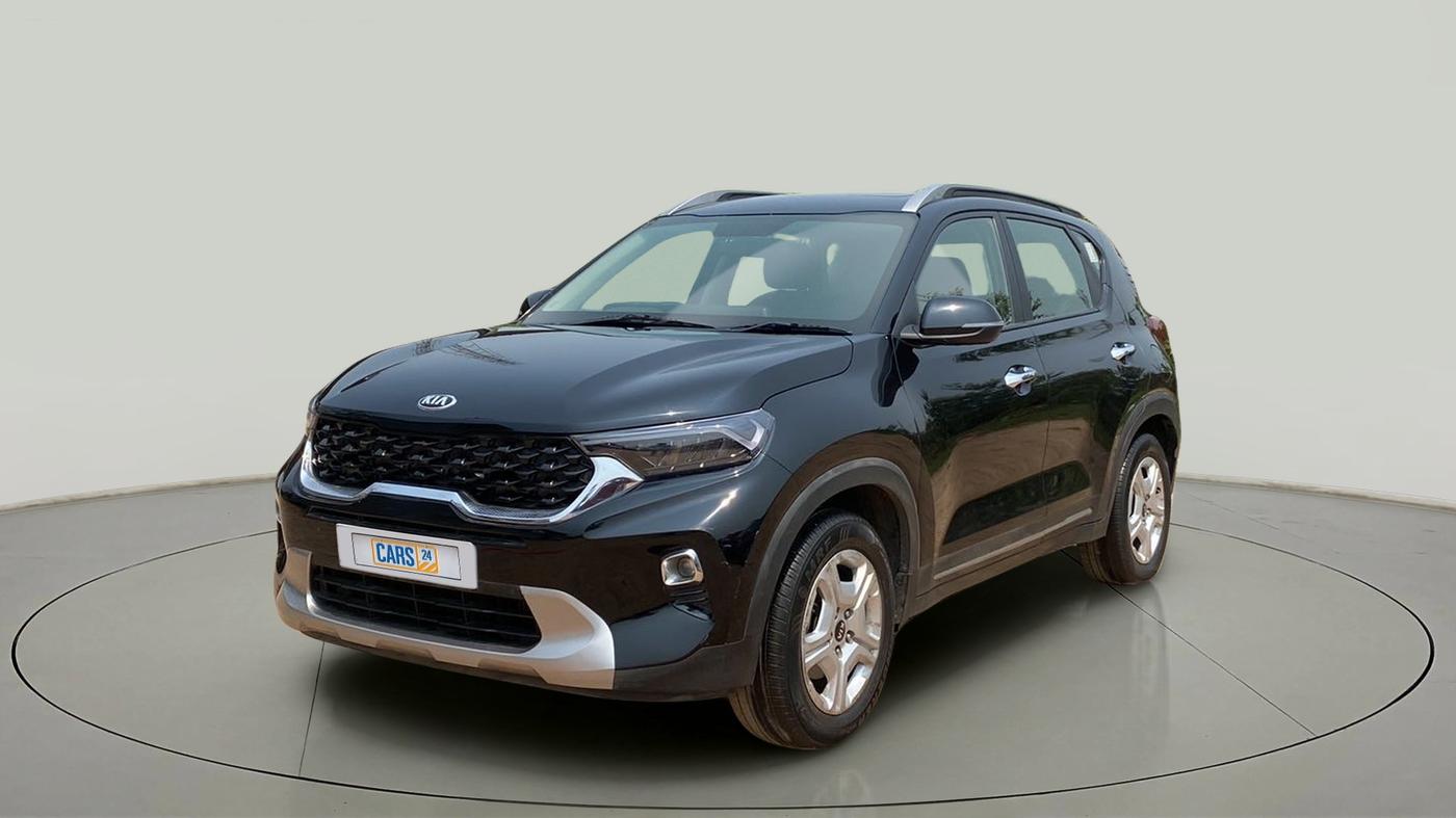 2020 KIA SONET HTX 1.0 IMT, Petrol, Manual, 29,736 km, Left Front Diagonal