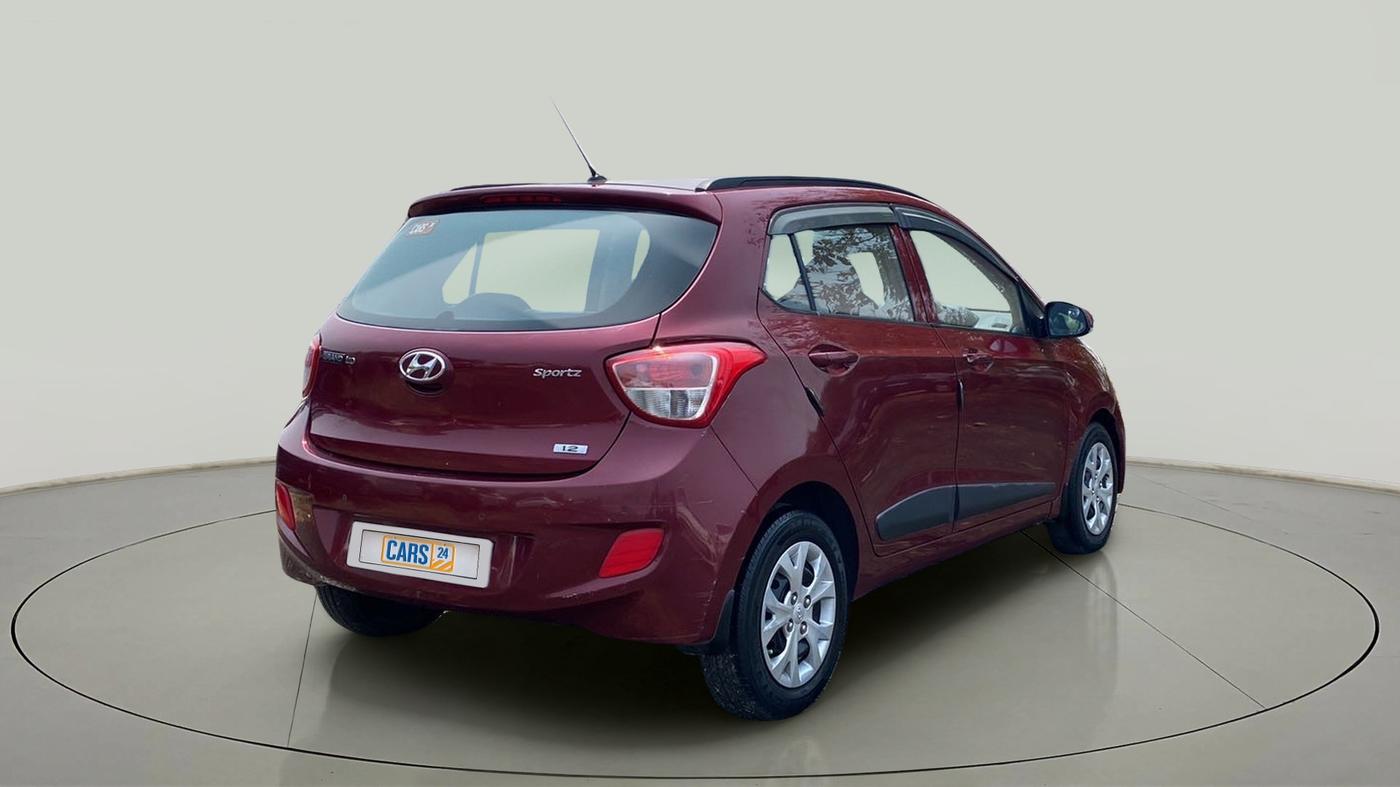2015 Hyundai Grand i10 SPORTZ 1.2 KAPPA VTVT, Petrol, Manual, 87,658 km, Right Back Diagonal