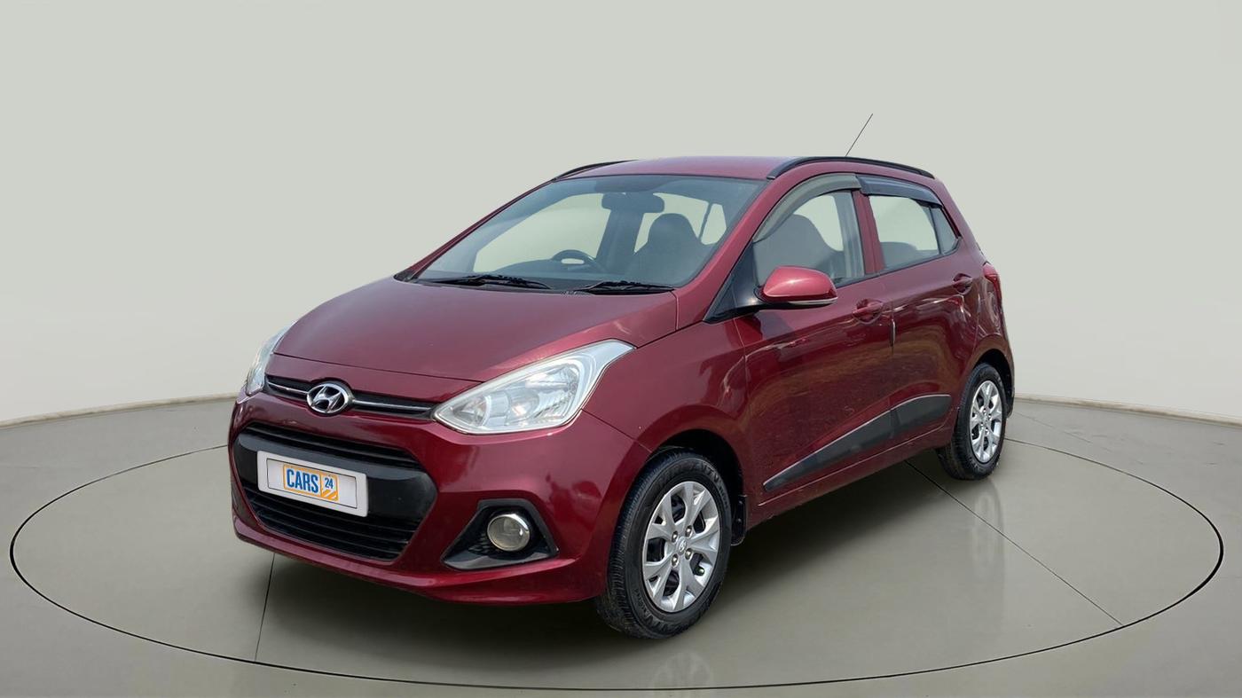 2015 Hyundai Grand i10 SPORTZ 1.2 KAPPA VTVT, Petrol, Manual, 87,658 km, Left Front Diagonal