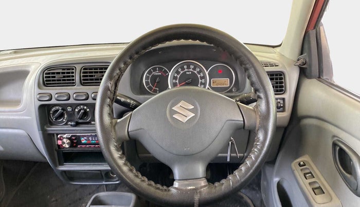 2011 Maruti Alto K10 VXI, Petrol, Manual, 1,04,102 km, Steering Wheel Close Up