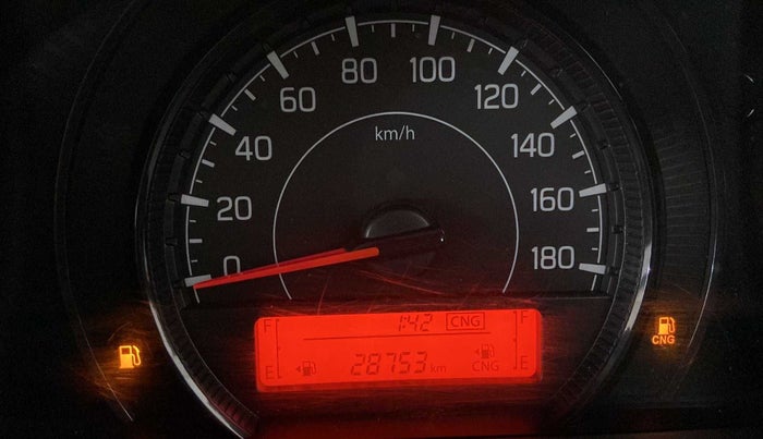 2021 Maruti New Wagon-R LXI CNG 1.0, CNG, Manual, 28,760 km, Odometer Image
