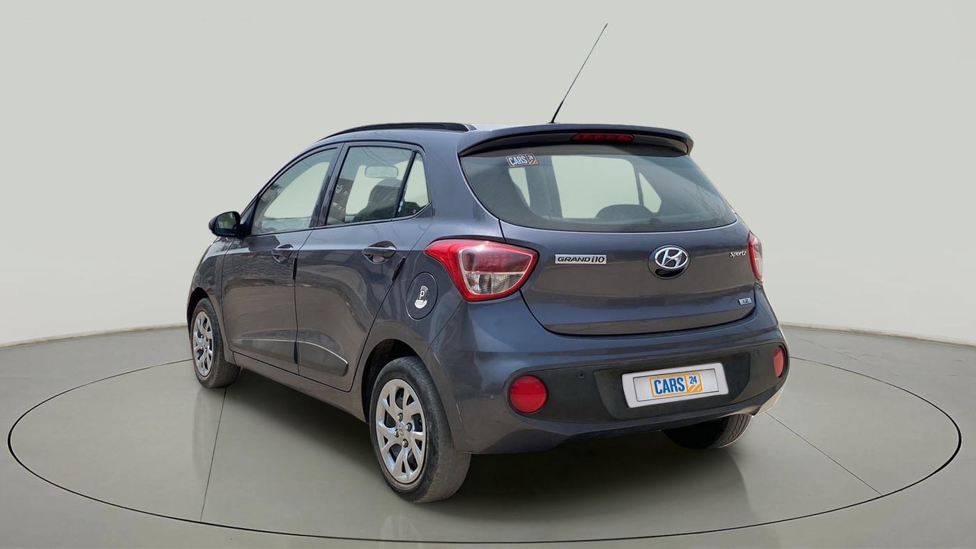 2019 Hyundai Grand i10 SPORTZ 1.2 KAPPA VTVT, Petrol, Manual, 40,566 km, Left Back Diagonal