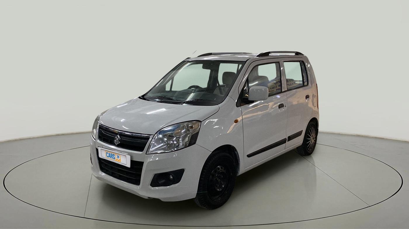 2017 Maruti Wagon R 1.0 VXI, CNG, Manual, 75,465 km, Left Front Diagonal