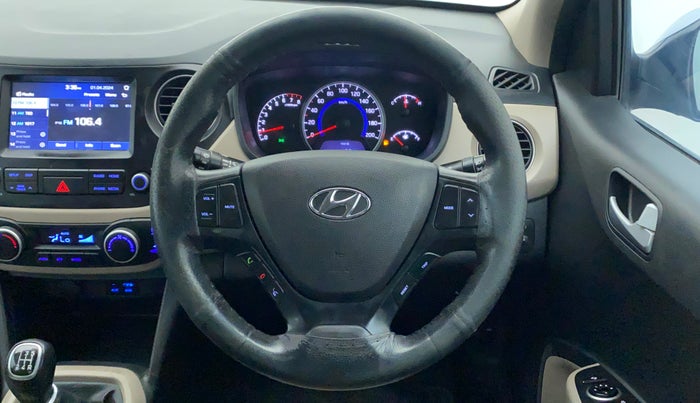 2019 Hyundai Grand i10 ASTA 1.2 KAPPA VTVT, Petrol, Manual, 36,546 km, Steering Wheel Close Up