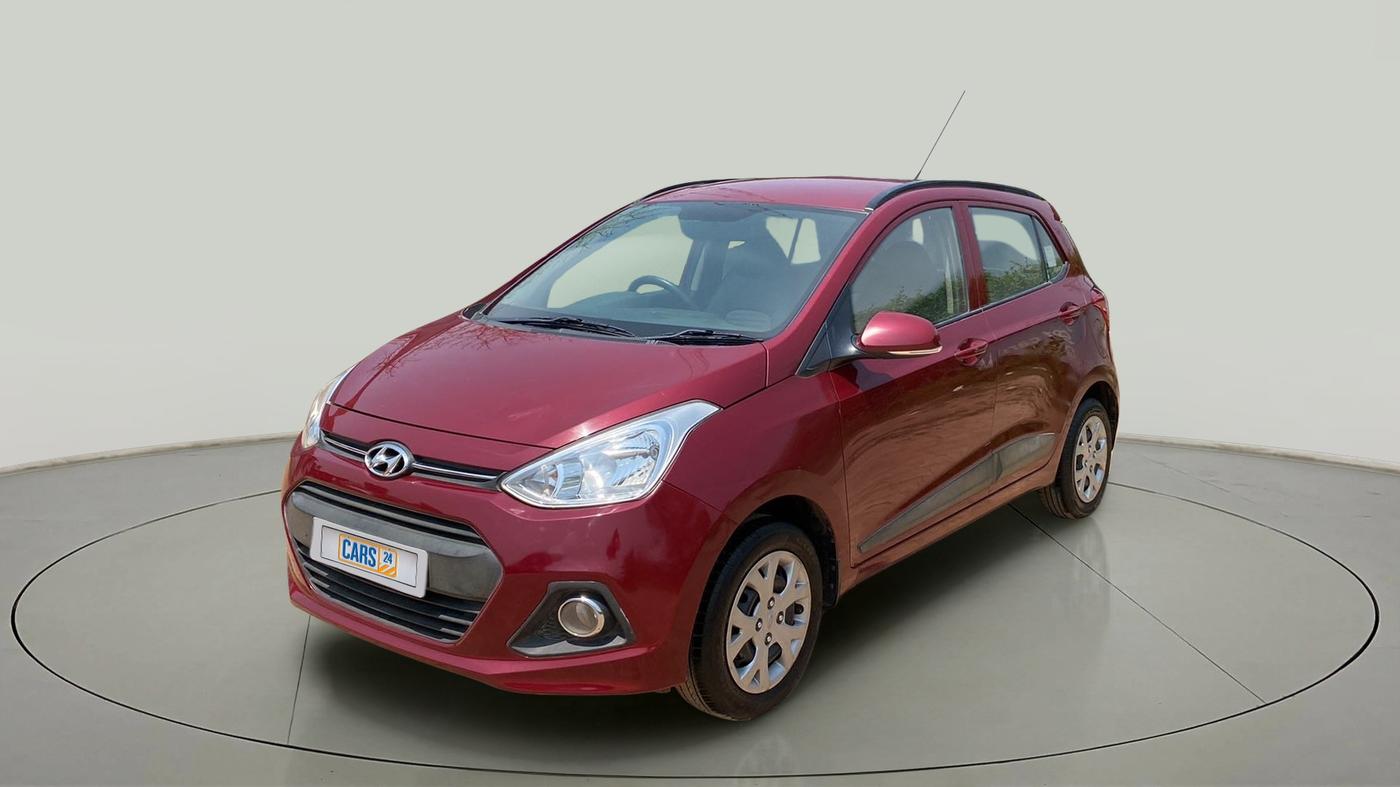 2016 Hyundai Grand i10 SPORTZ 1.2 KAPPA VTVT, Petrol, Manual, 35,097 km, Left Front Diagonal