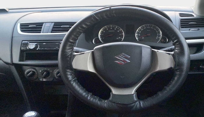 2013 Maruti Swift VXI, Petrol, Manual, 74,640 km, Steering Wheel Close Up