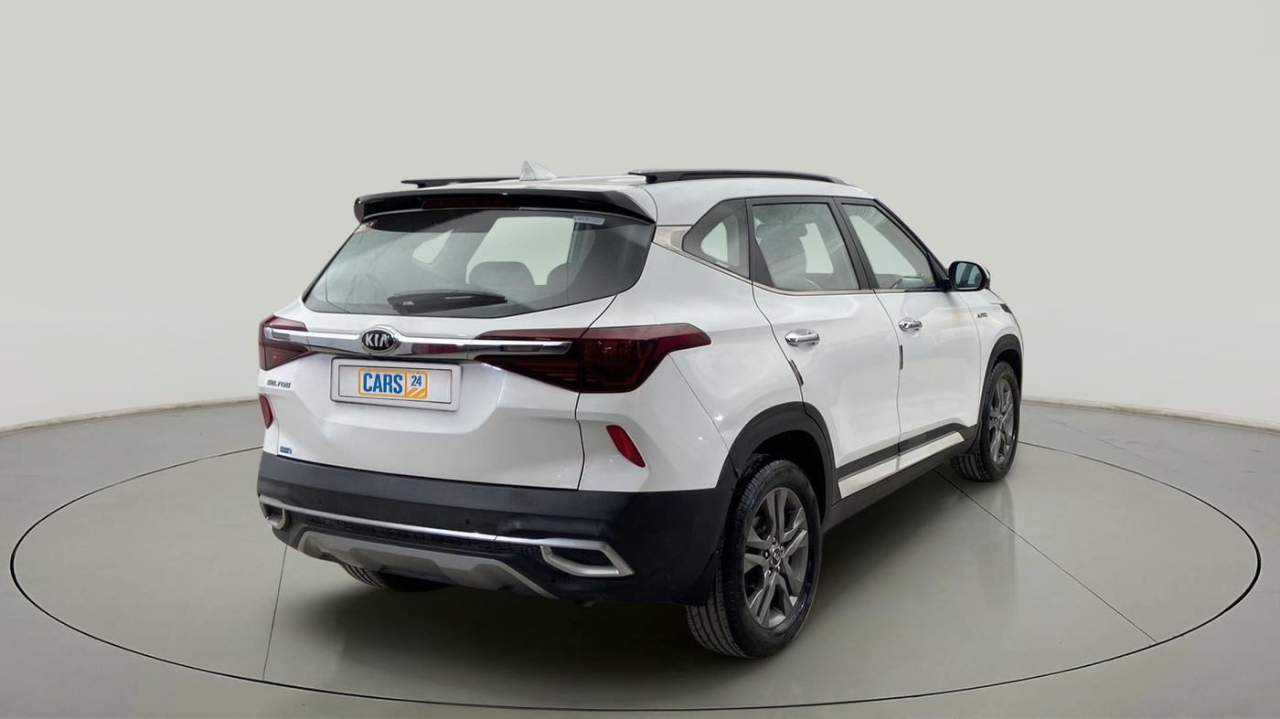 2020 KIA SELTOS HTX PLUS AT1.5 DIESEL, Diesel, Automatic, 65,496 km, Right Back Diagonal