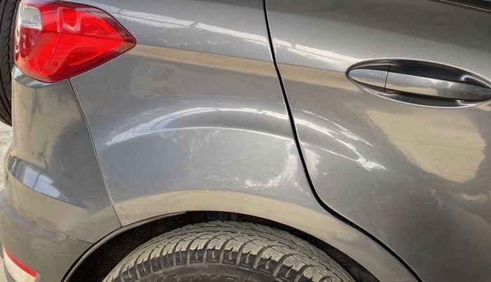 2016 Ford Ecosport TREND 1.5L DIESEL, Diesel, Manual, 68,160 km, Right quarter panel - Paint has minor damage