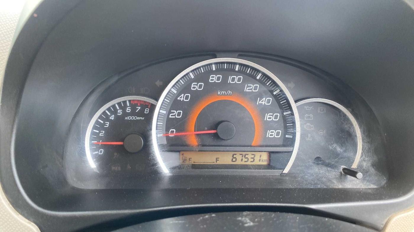 2013 Maruti Wagon R 1.0 VXI, Petrol, Manual, 67,528 km, Odometer Image