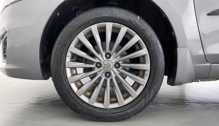 2017 Maruti Ciaz ALPHA 1.4 PETROL, Petrol, Manual, 79,277 km, Left Front Wheel