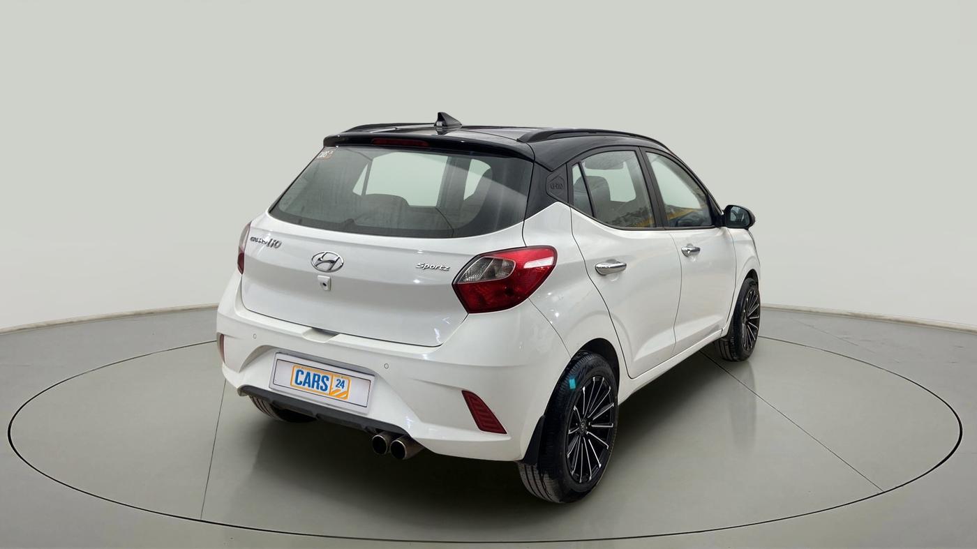 2020 Hyundai GRAND I10 NIOS SPORTZ 1.2 KAPPA VTVT DUAL TONE, Petrol, Manual, 61,789 km, Right Back Diagonal
